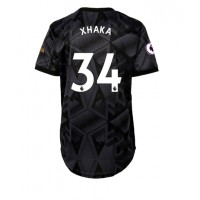 Arsenal Granit Xhaka #34 Fotballklær Bortedrakt Dame 2022-23 Kortermet